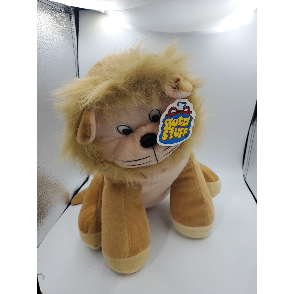 Good Stuff 14” Lion Plush Stuffed Animal Toy Rare W/ Tag - Picture 6 of 10